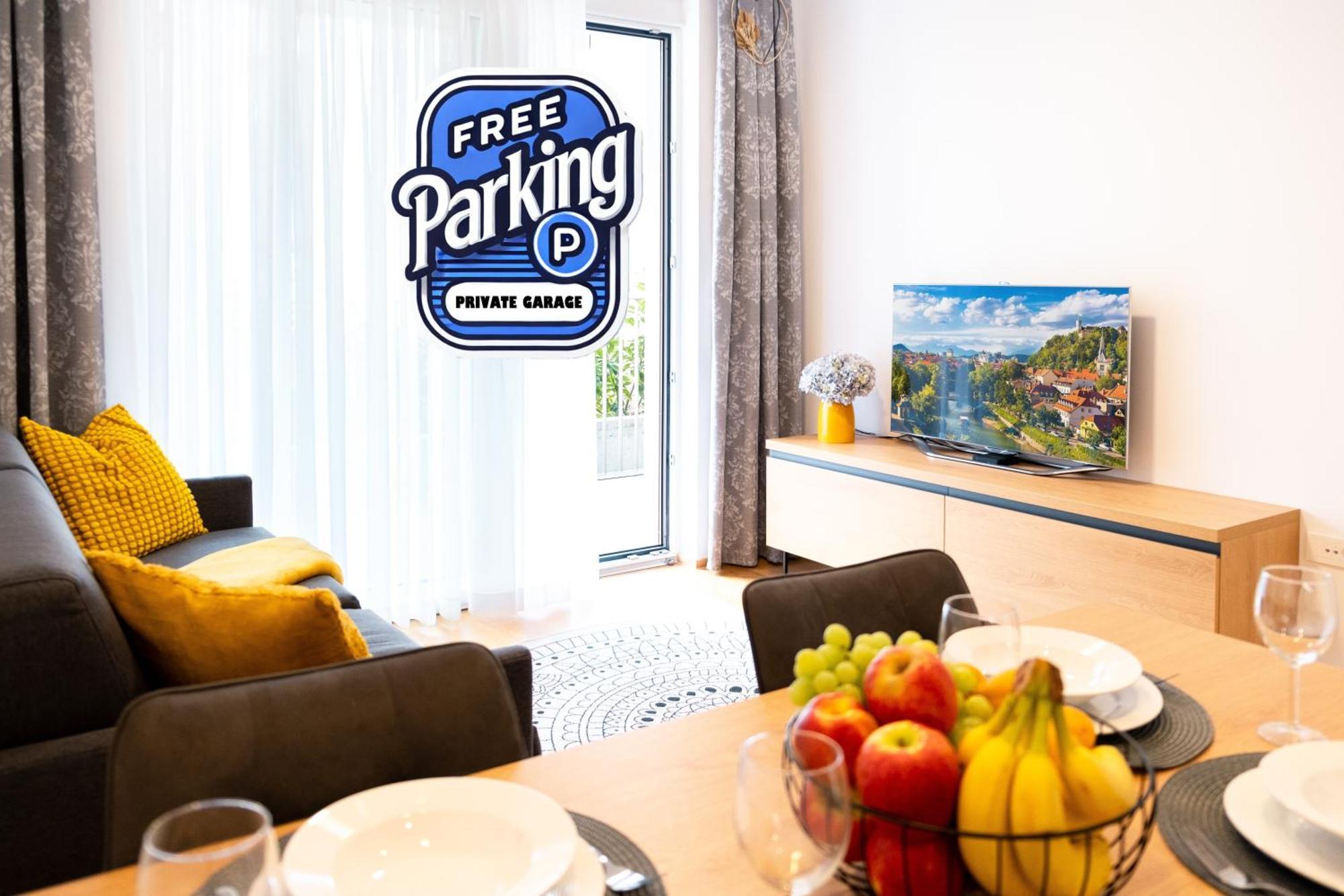 Masarykova Residence - Modern 1-Bedroom In City Center & Free Parking Любляна Экстерьер фото